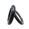 Black Wheel Pneumatic Tire for Folding Electric Scooter. Inner Outer Tire for A-bike.